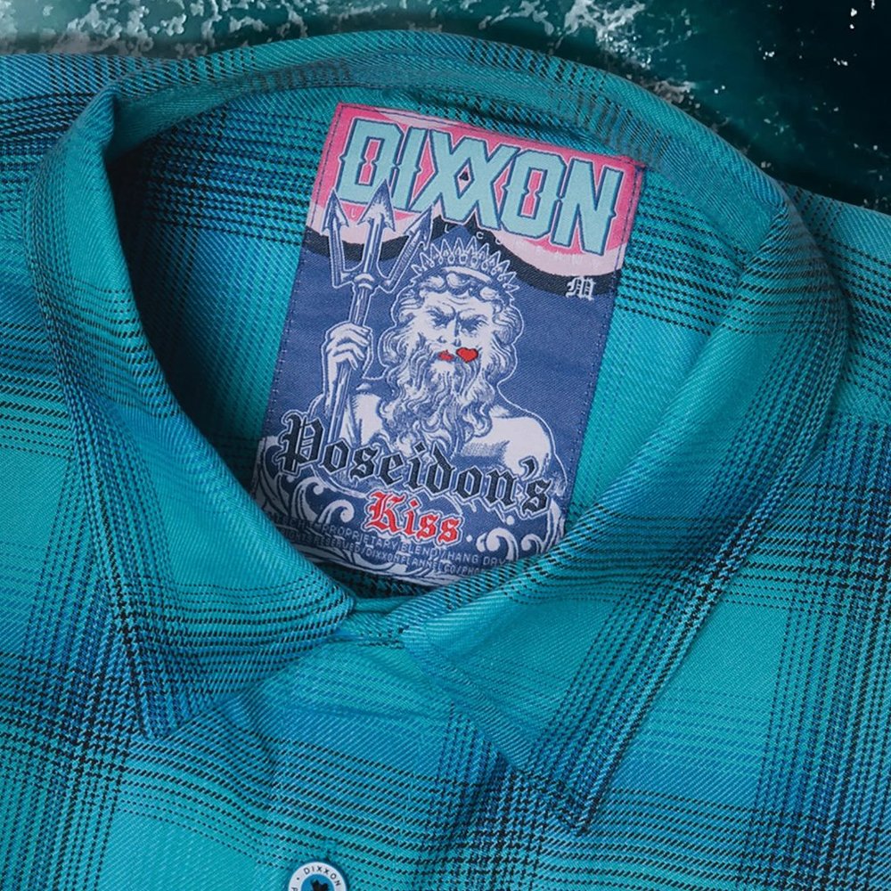 DIXXON Flannel POSEIDON'S KISS Men's Flannel Shirt L Tall - Picture 2 of 9
